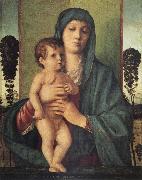 Gentile Bellini Madonna of the Trees oil on canvas